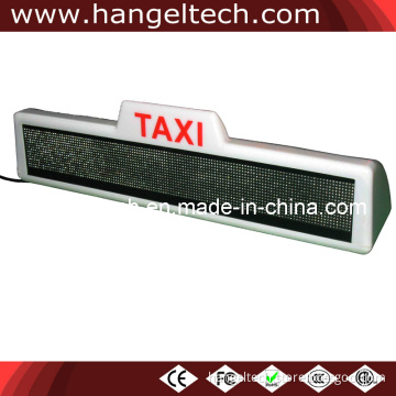Taxi Top LED Light Scrolling Message Sign 16X128 Pixels
